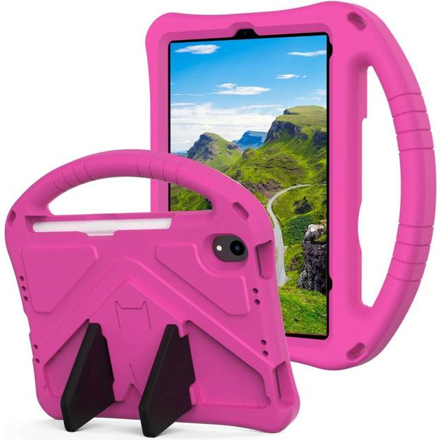 EIDERWOOD iPad mini (2024) / mini (2021) Barnskal med Kickstand - Pink