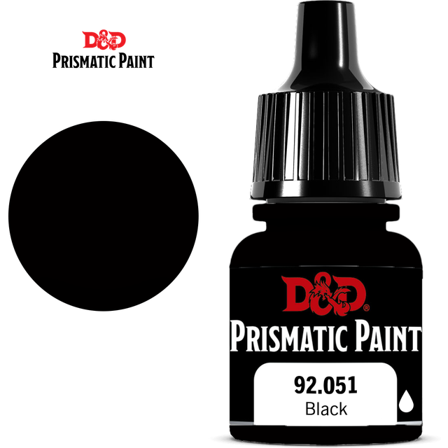WizKids/NECA D&D Prismatic Paint: Black 92.051Â - 4 Units