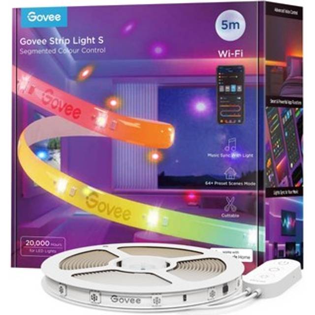 Govee RGBIC LED Strip Light Wi-Fi with Bluetooth 5m - Multi
