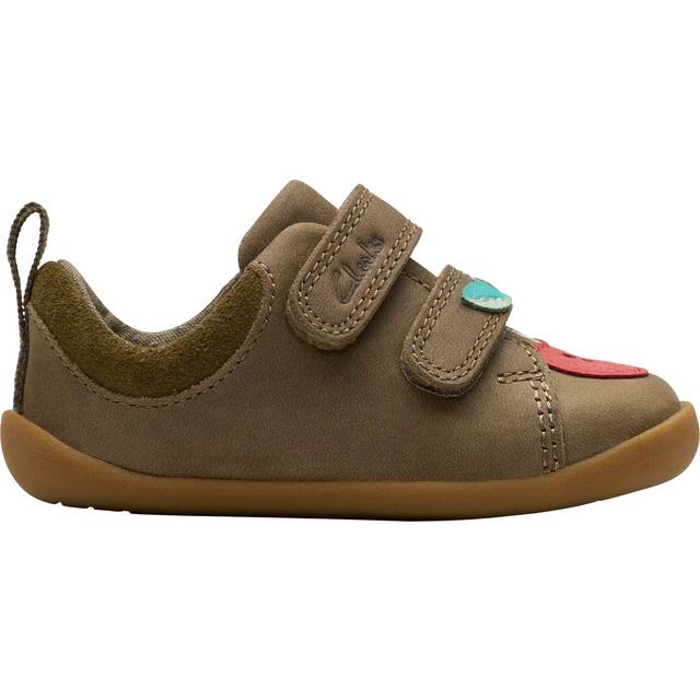 Clarks Baby Roamer Garden Pre-Walker Leather Toddler Shoes, Olive