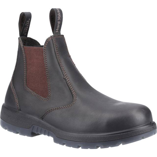 Hard Yakka Outback Dealer Safety Boot - Brown - Size 7