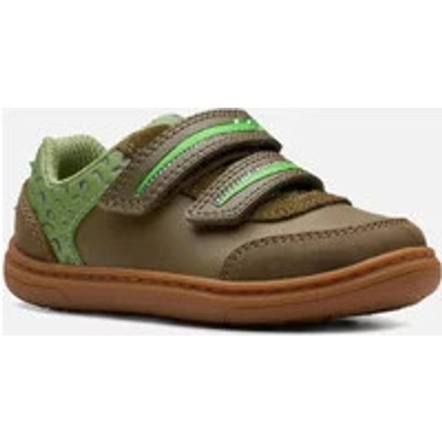 Clarks Kids' Roald Dahl The Enormous Crocodile Leather Shoes, Khaki
