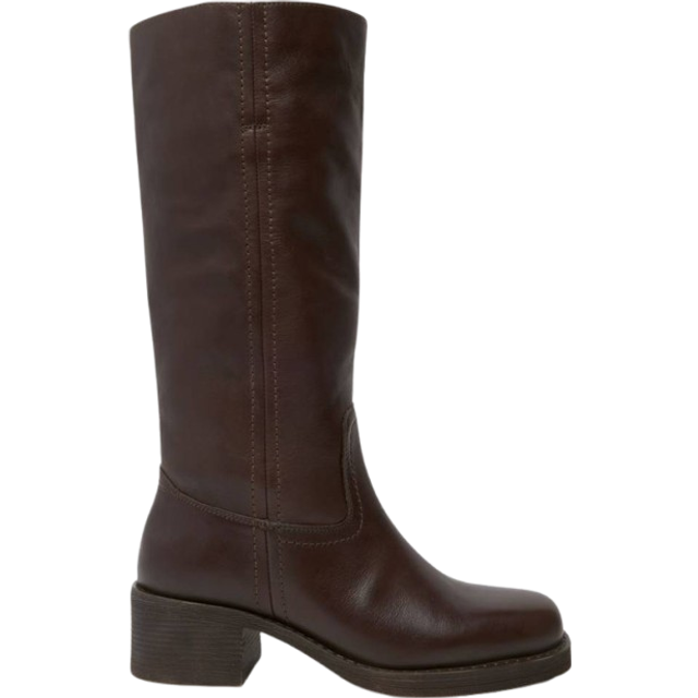 schuh Damari Leather Pull On Boots in Brown