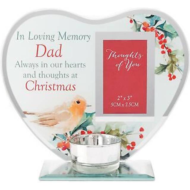 Widdop & co. widdop thoughts of you christmas photo glass tealight holder xm8689