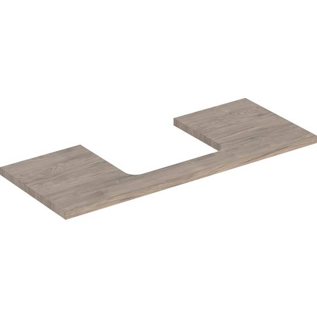 Geberit ONE 505.285.00.6 Bänkskiva 120 cm Valnöt