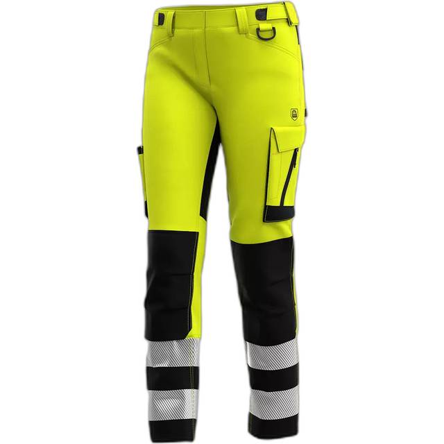 Women's high-visibility work Trousers Safety Jogger Works - Jaune