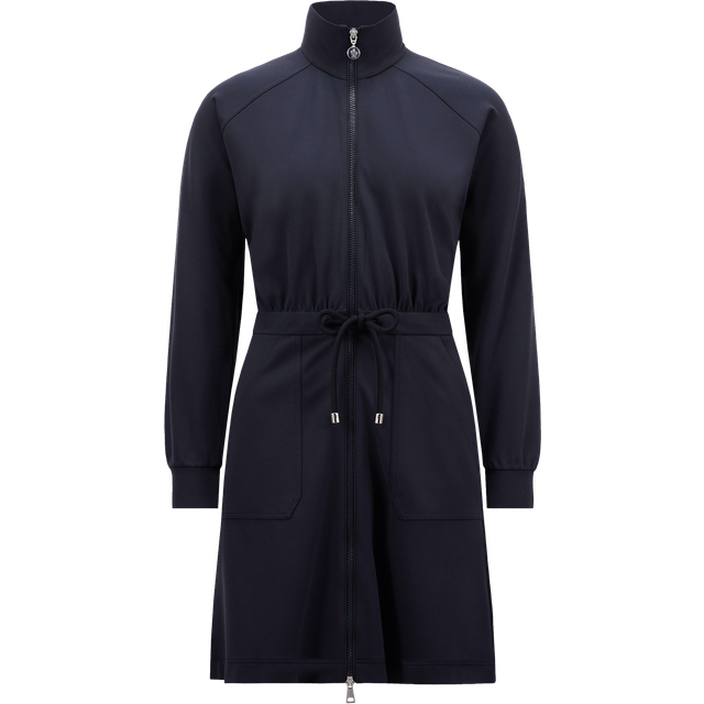 MONCLER COLLECTION Zip-Up Mini Dress, Women, Blue, Size: M