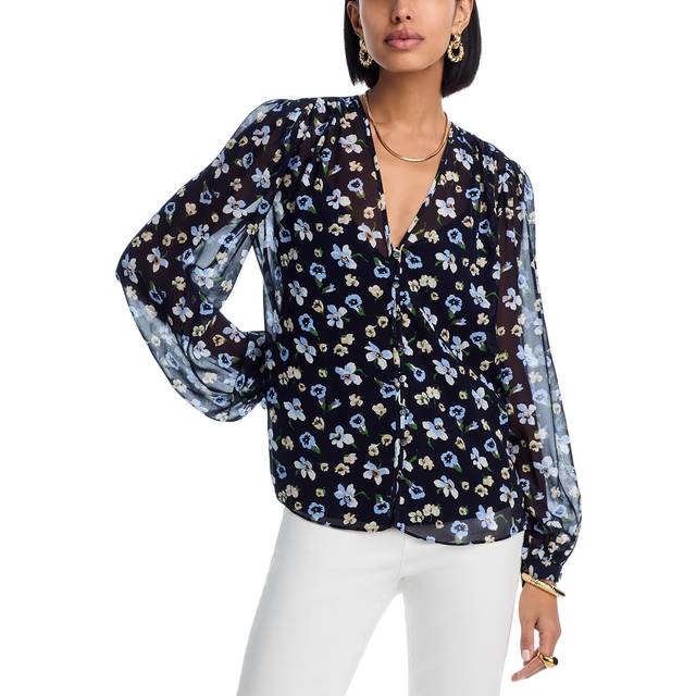 Veronica Beard Alec Floral Blouse