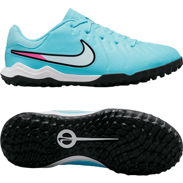 Nike Tiempo Legend 10 Academy Tf Prism - Copa/vit Barn - Turf (Tf) - ['Blå'] (33½)