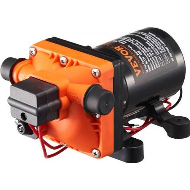 VEVOR 12V membranpump 3GPM 11,36 L/min 4-kammar vattenpump tryckbrytare