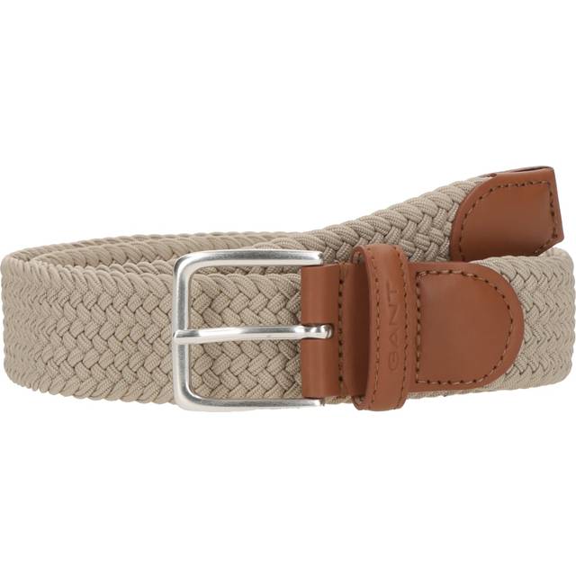 GANT Braided Elastic Belt, Dry Sand