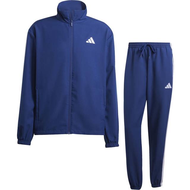 Adidas 3 Stripes Woven Träningsoverall Herrar Mörkblå - Xl - mörkblå