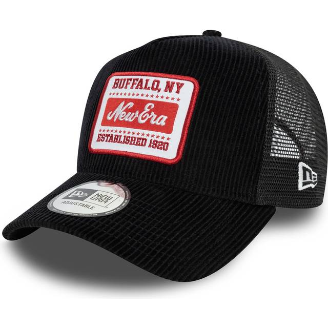 Cap New Era 9FORTY A-Frame Trucker Adjustable Cap Patch Cord Black Universal (Universal)