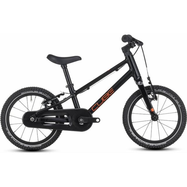 Barncykel Cube Numove 140 Black/Orange 14" 2025