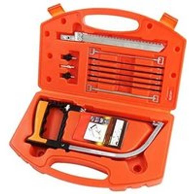 Lune - Mini Woodworking Hand Saw Set, with 8 hss Various Handsaw Blades, Adjustable Frame, Small Universal Manual Hacksaw for