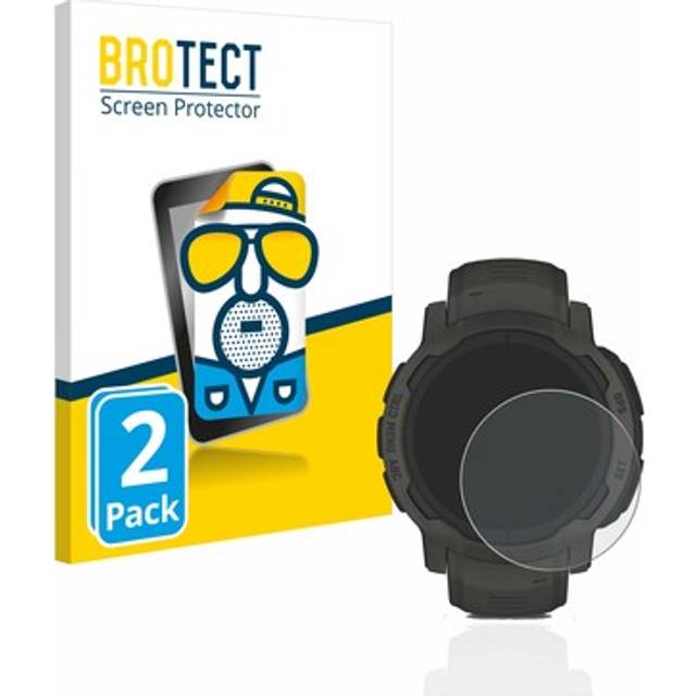2x anti glare screen protector for garmin instinct 2 solar matte protection film