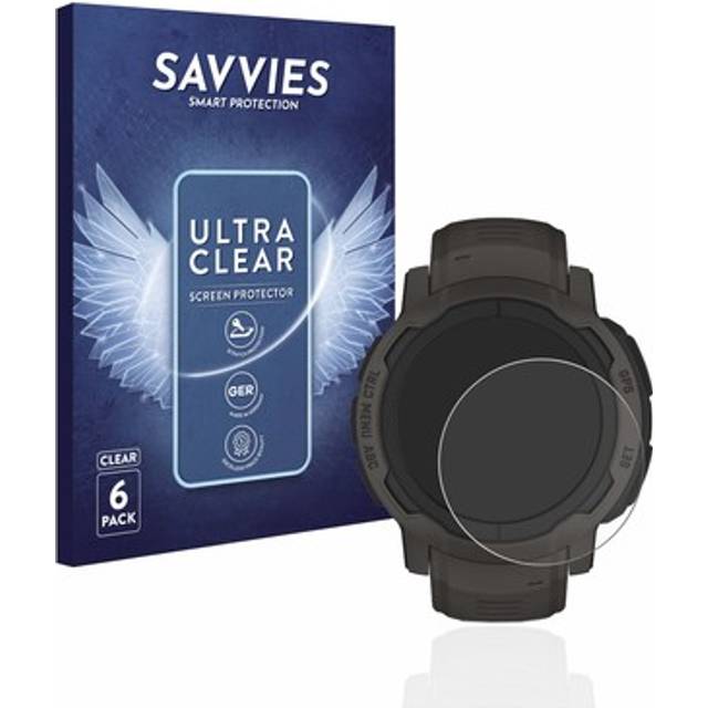 6x screen protector for garmin instinct 2 / 2 solar protective film protection