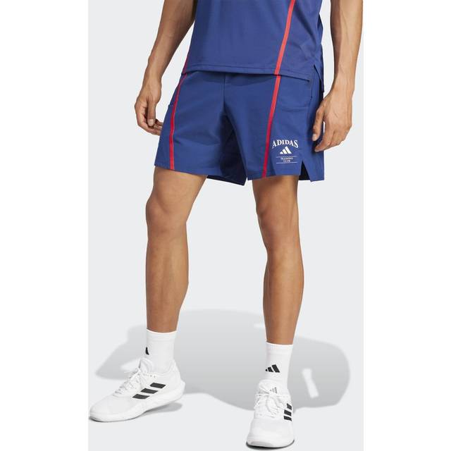 adidas Men's Training D4T Legacy Shorts - Dark Blue/Chalk White, Dark Blue/Chalk White, Size M, Men