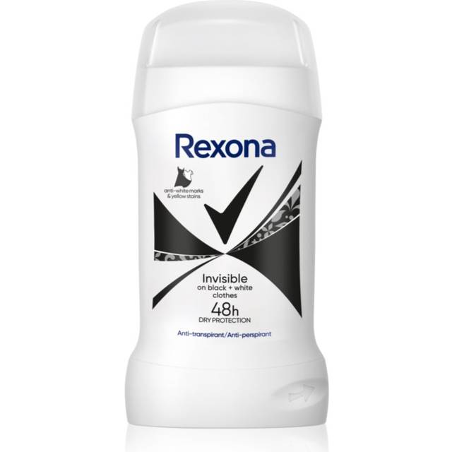 Rexona Invisible Black&White Deodorantstift med effekt mot vita märken 50 ml