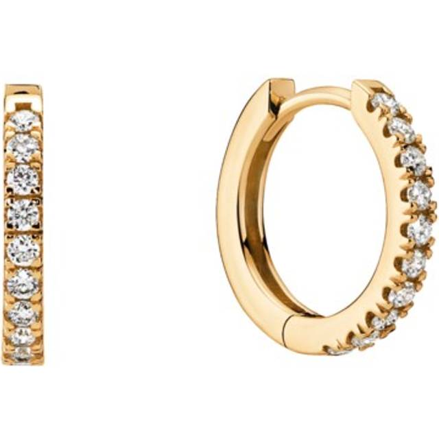 Ester hoops 14k gold