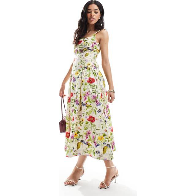 French Connection Monica Barletta Cotton Poplin Midi Dress