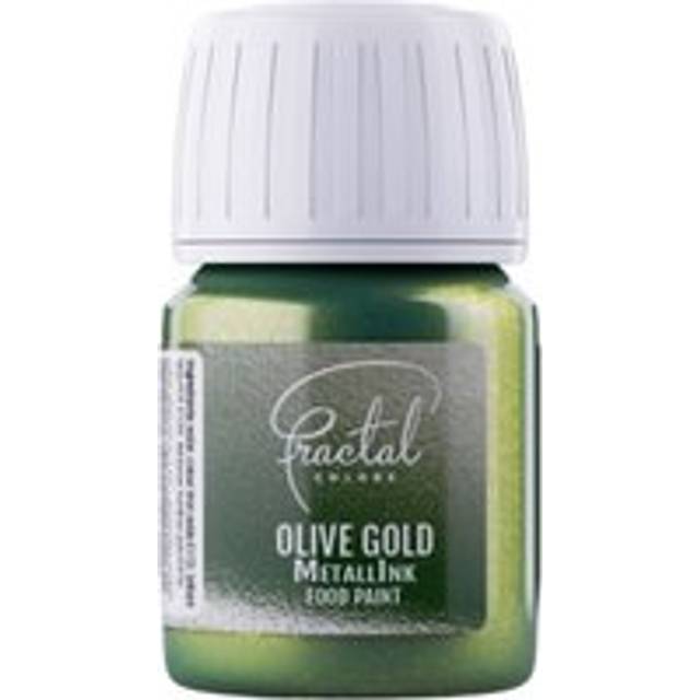 Olive Green - MetallInk Food Paint 30ml Colour: Olive Gold - Yellow/Gold
