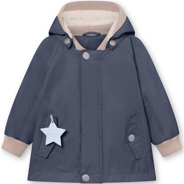 MINI A TURE Matwally Fleece Lined Spring Jacket. Grs |Marinblå |98