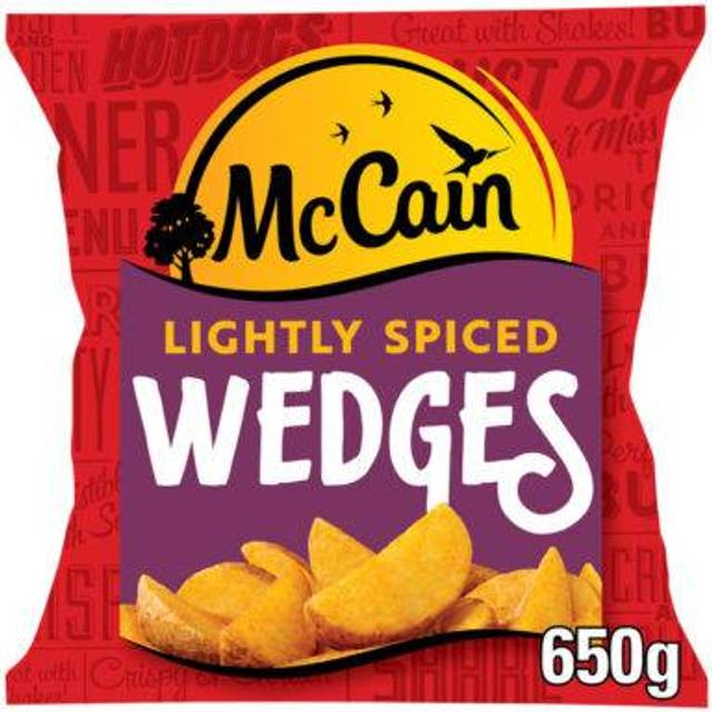 McCain Lightly Spiced Potato Wedges 650g