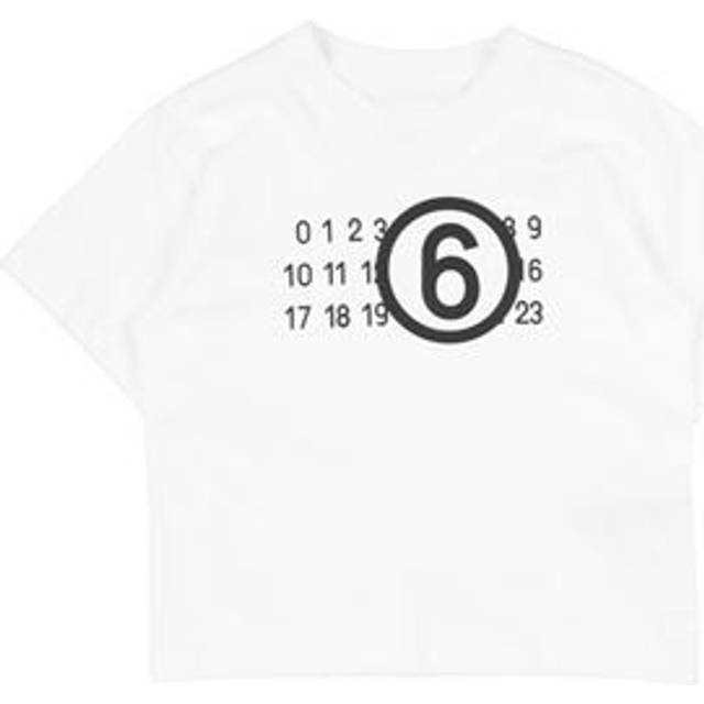 Mm6 Maison Margiela Toddler T-shirt White Size 6 Cotton