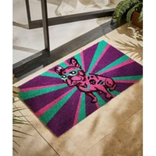 Cool Frenchie Doormat - Pink - by Joe Browns - One Size
