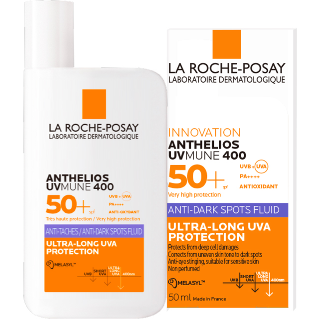 La Roche-Posay Anthelios Fluid UVB Anti-stain Solcreme SPF50+ 50ml