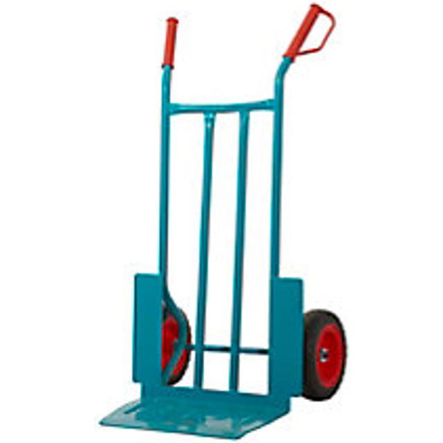 Apollo Heavy Duty Sack Truck; Extra Wide; Puncture Proof Wheels; Teal