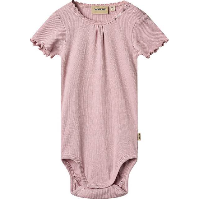 WHEAT Rib Body S/S Edna |Rosa |80