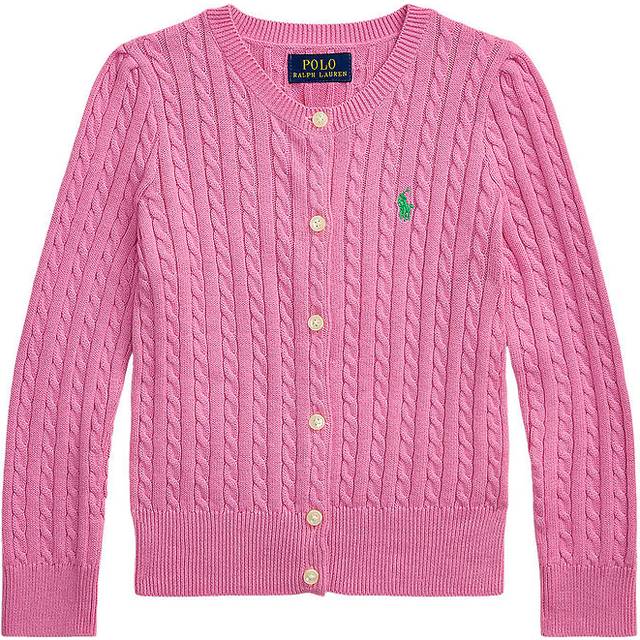 Polo Ralph Lauren Cardigan - Nantucket - Stickad - Rosa - Polo Ralph Lauren - 2 år (92) - Cardigan