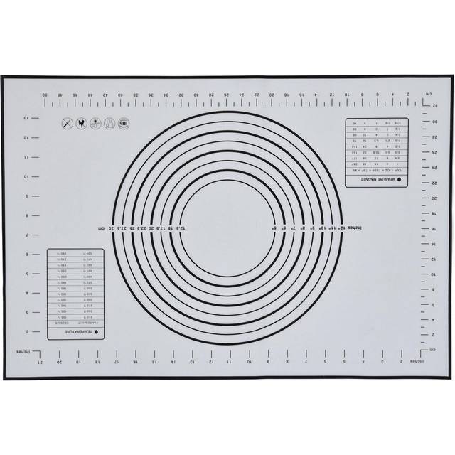 Silicone Dough Rolling Mat Fiberglass Kneading Mat 24 X 16 Inch Large Thickened Oven Baking Mat L