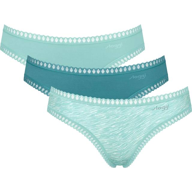 sloggi GO Crush Organic Cotton Blend Mini Briefs, Pack of 3