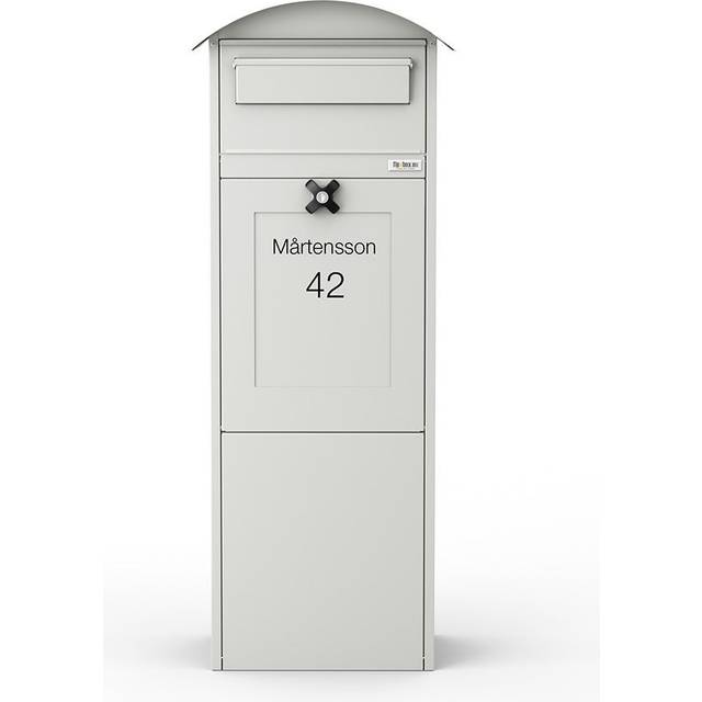 Paketpostlåda Lovisa Vit - NCS S 0500-N