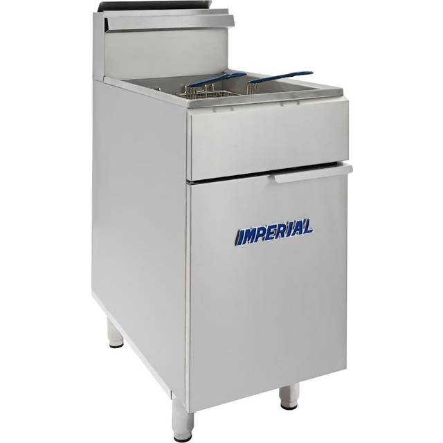 Imperial Single Tank Twin Basket Free Standing Natural Gas Fryer IFS-40-OP
