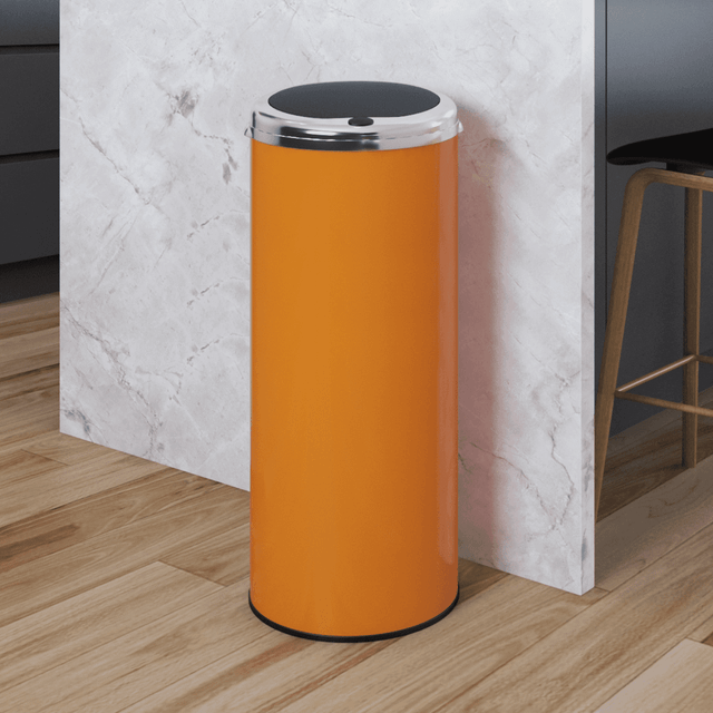 Inmotion 50L Orange Stainless Steel  Kitchen Waste Dust Bin