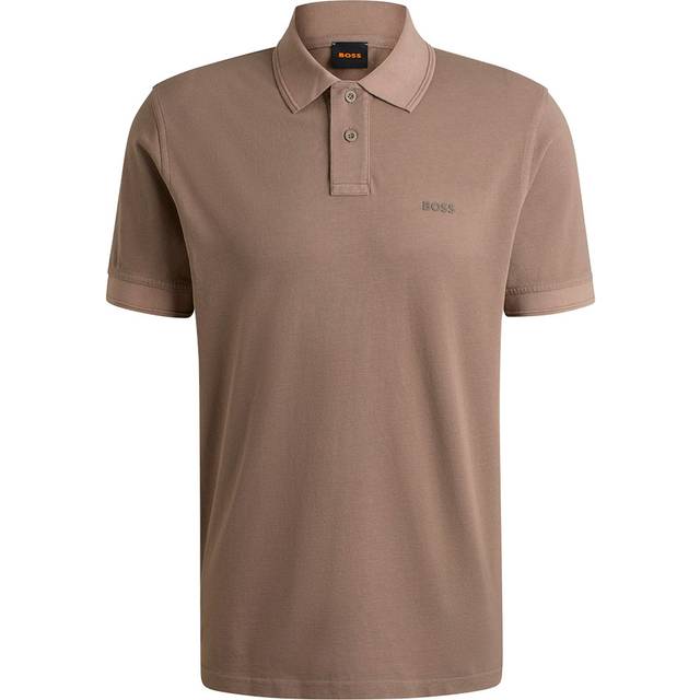 BOSS Prime Polo T Shirt Beige