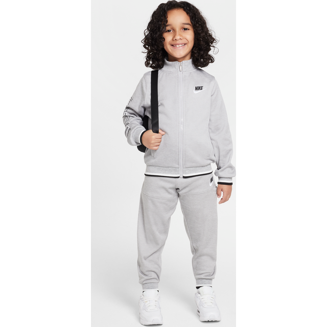 Nike Kids Boys Futura Zip Through Jacket And Jogger Set - Grey, Grey, Size 3-4 Years - 3-4 YEARS