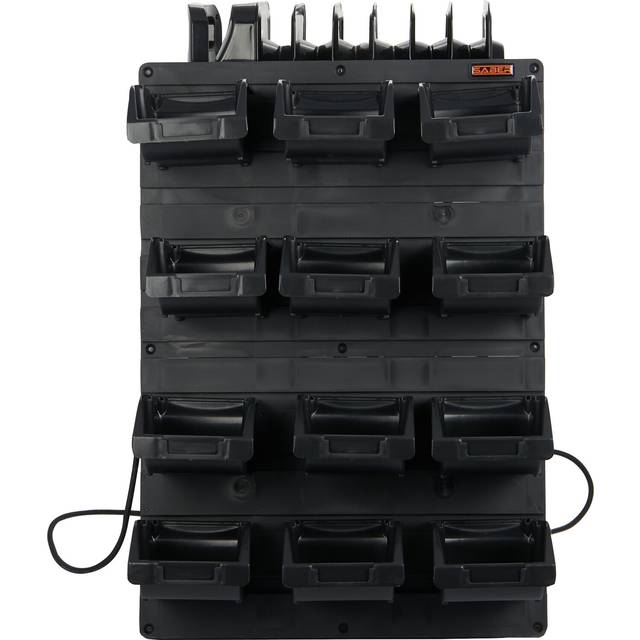 Saber Wall Mounted Panel Tool Organiser - Saber Tools - 12 Drawer