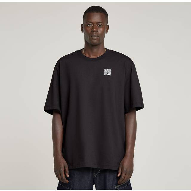 QR Mini Maxi Boxy T-Shirt - Black - Men