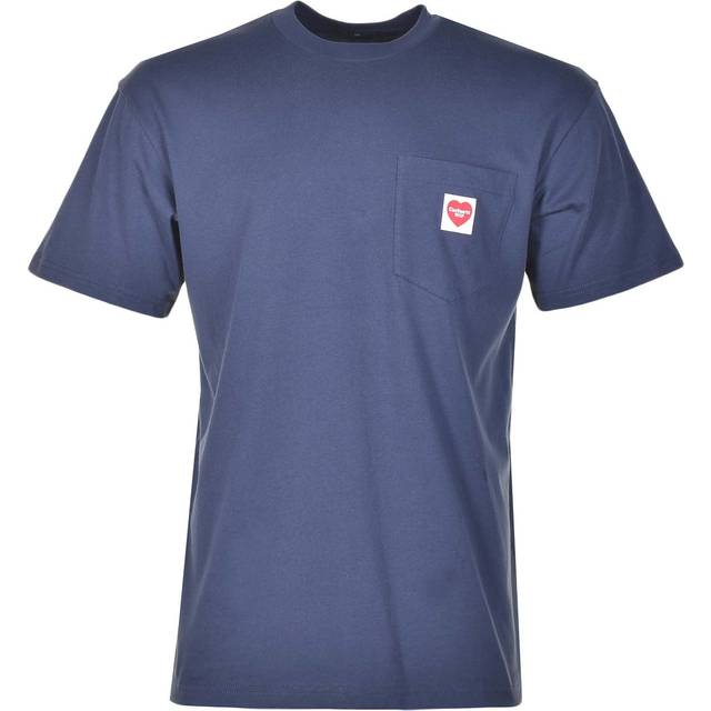 CARHARTT WIP | Blue cotton S/S Pocket Heart T-shirt | Man | L - blue (L)