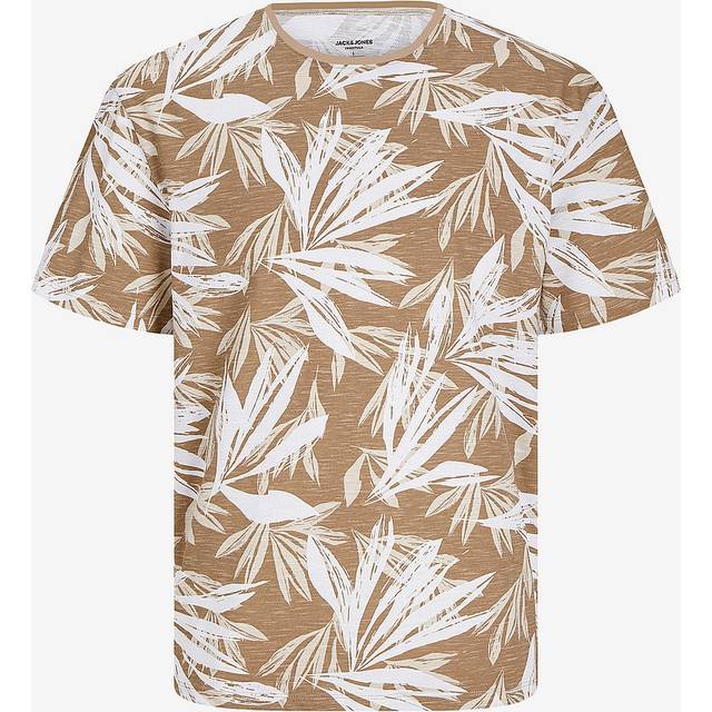Jack & Jones - T-shirt jjeBryan Aop Tee S/S O-neck - Grå