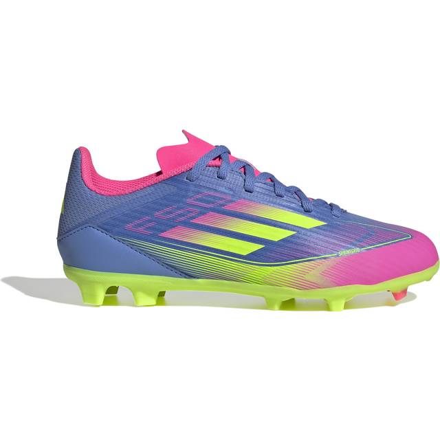 Kids' adidas F50 League Firm Ground Football Boots in Blue/Pink | Size 3