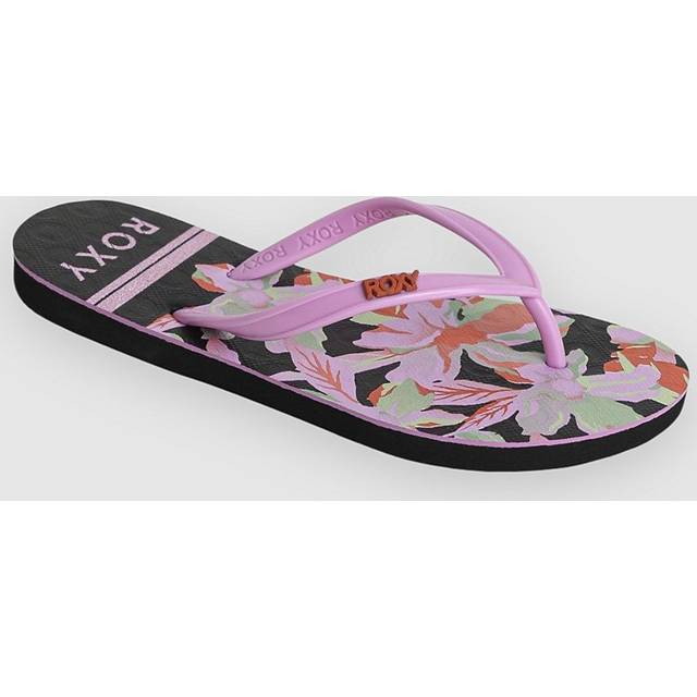 Roxy Kids Viva Stamp II Flip Flops - Black - Size: 1 uk