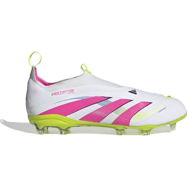adidas Predator Elite Laceless Fg Pure Victory - Lucid Red/vit/svart Barn - Gräs (Fg) - ['Röd'] (38)