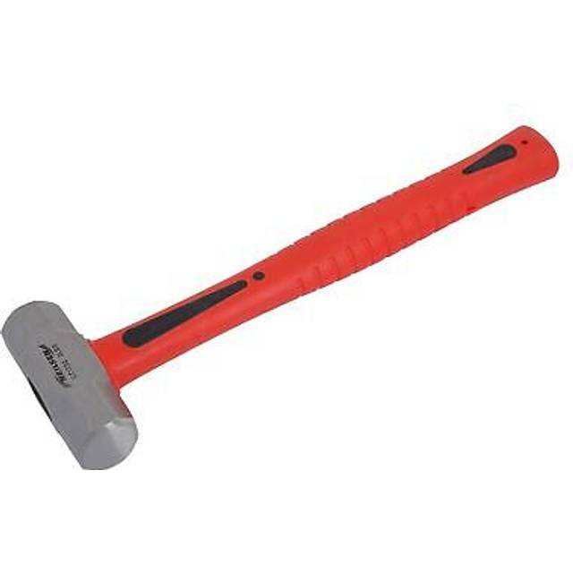 Neilsen 2lb Long Sledge Lump Hammer Short Absorbing Fibreglass Shafted Handle