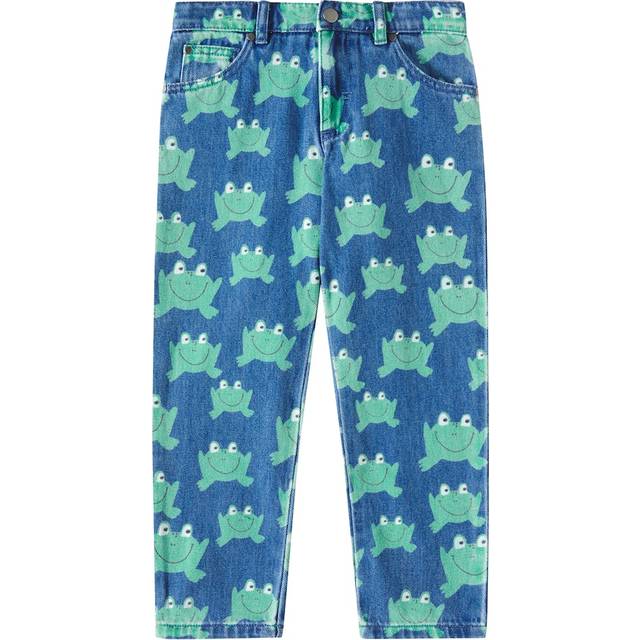 Stella McCartney Kids Printed straight jeans - blue (Y 10)
